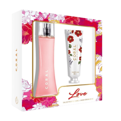 CORAL LOVE EDT 100 ML + CREMA DE MANOS 50 ML DET.1