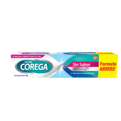 COREGA CREMA ADHESIVA PARA PRÓTESIS DENTALES SIN SABOR 70G DET.1