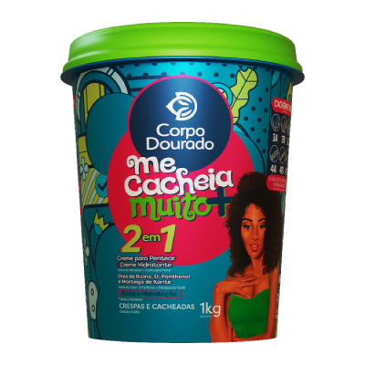 CORPO DOURADO CREMA CAPILAR DE ME CACHEIA MUITO MAIS 1000ML1