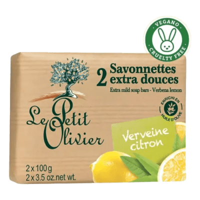 LE PETIT OLIVIER JABON EN BARRA EXTRA SUAVE VERBENA LIMON 200G1