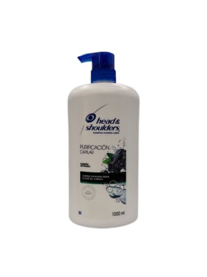 HEAD & SHOULDERS SHAMPOO PURIFICACIÓN CON CARBÓN ACTIVADO 1000 ML2