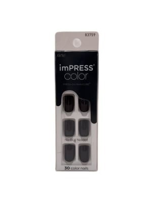 KISS IMPRESS COLOR 020 ALL BLACK2