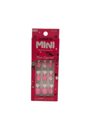 IMPRESS MINI UÑAS POSTIZAS ROSADA X202