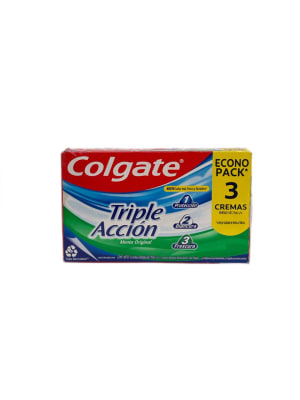 COLGATE TRIPLE ACCIÓN ECO PACK 3 UN. DET.1