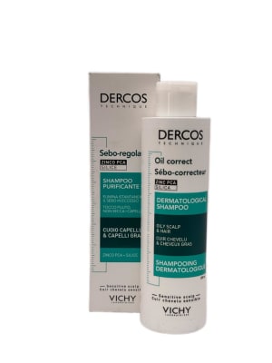DERCOS SHAMPOO SEBO CORRECTOR 200ML2
