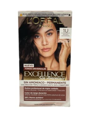 TINTURA EXCELLENCE SIN AMONIACO 1U NEG.45G2