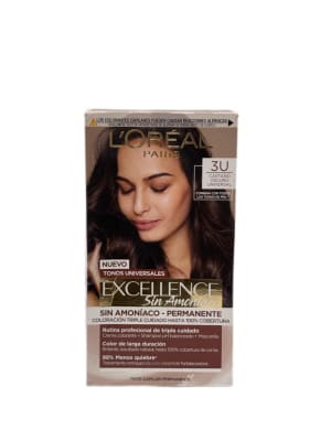 TINTURA EXCELLENCE SIN AMONIACO CASTAÑO OSCURO UNIV. 3U1