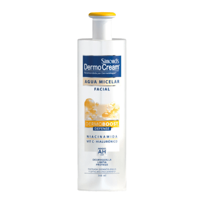 DERMOCREAM AGUA MICELAR DERMOBOOST NIACINAMIDA + VIT. C+ AH 360 ML1