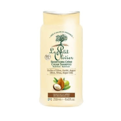 LE PETIT OLIVIER SHAMPOO DE CUIDADO CABELLO SECO Y  DAÑADO OLIVA, KARITÉ, ARGAN  250 ML DET.1