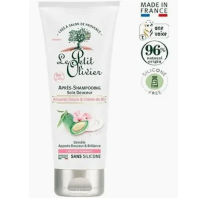 LE PETIT OLIVIER ACONDICIONADOR ALMENDRA DULCE Y CREMA DE ARROZ 200 ML3