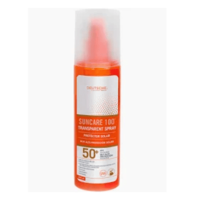 DEUTSCHE SUNCARE 100 TRANSPARENT SPRAY FPS 50+ 200 ML2