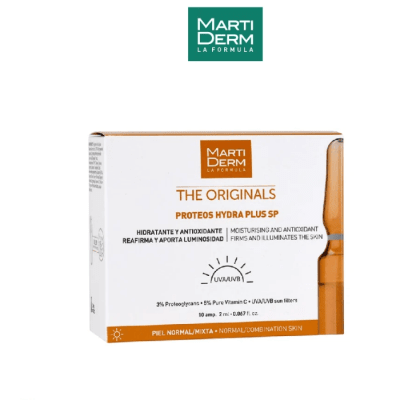 MARTIDERM PROTEOS HYDRA PLUS SP 10 AMPOLLAS DET.1