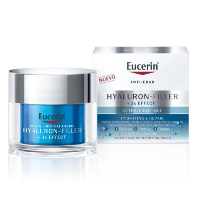 EUCERIN CREMA FACIAL ULTRA LIGHT GEL ÁCIDO HIALURÓNICO ANTI ARRUGAS 50 ML DET.2