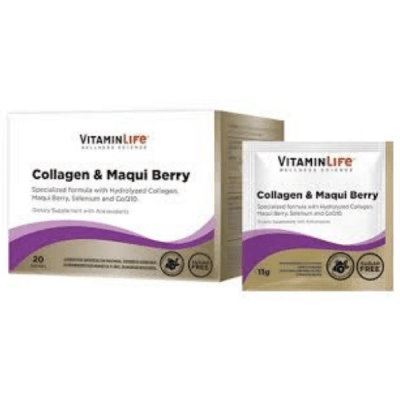 VITAMIN LIFE COLLAGEN & MAQUI BERRY 20 SACHETS2