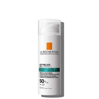 LA ROCHE POSAY PROTECTOR SOLAR ANTHELIOS OIL CORRECT FPS 50 + 50 ML DET.1