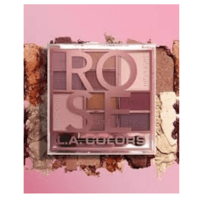 L.A. COLORS PALETA DE SOMBRAS ROSE.1