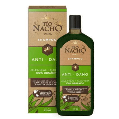 TÍO NACHO SHAMPOO ANTI- CAÍDA  JALEA REAL + ALOE VERA 415 ML.1