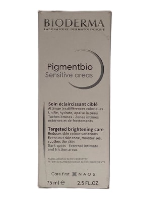 BIODERMA PIGMENTBIO AREAS SENSIBLES TONO UNIFICADO EN ZONAS DELICADAS 75ML DET.1
