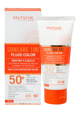 DEUTSCHE SUNCARE 100 FLUID COLOR 50+ 60ML1
