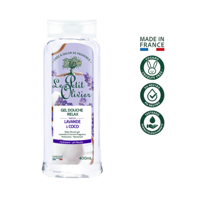 LE PETIT OLIVIER GEL DE DUCHA RELAJANTE LAVANDA & COCO1