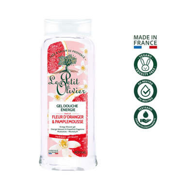 LE PETIT OLIVIER GEL DE DUCHA ENERGÍA FLOR DE AZAHAR & POMELO1