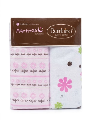 BAMBINO SET 2 MANTITAS SUAVECITAS1