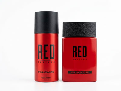 SET RED EDITION MILLIONAIRE PERFUME 100 ML + DESODORANTE 150 ML DET.1