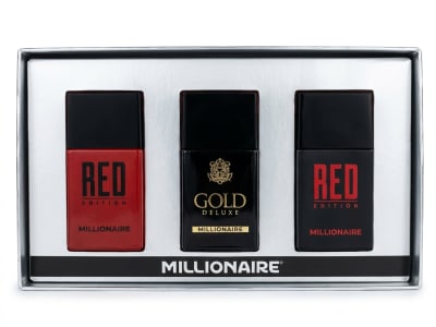 MILLIONAIRE DET. DELUXE COLLECTION SET RED INTENSE GOLD EDP 30 ML C/U DET.1