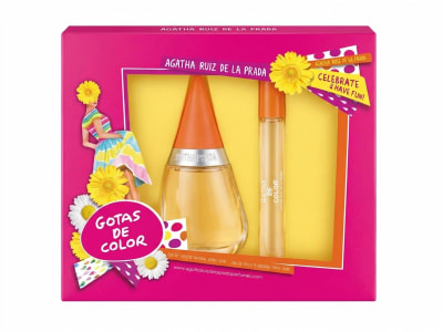 AGATHA RUIZ DE LA PRADA GOTAS DE COLOR DET. ESTUCHE EDT 50 ML + PERFUMERO 10 ML DET.1