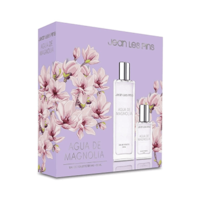 JEAN LES PINS SET FRAGANCIA AGUA DE MAGNOLIA EDT + MINIATURA DET.1