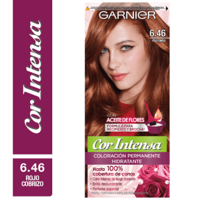 GARNIER COR INTENSA COLORACIÓN 6.46 ROJO COBRIZO DET.1