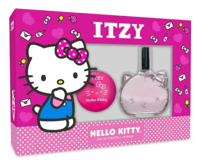 HELLO KITTY DET. SET PERFUME EDT + BÁLSAMO LABIAL ITZY DET.1