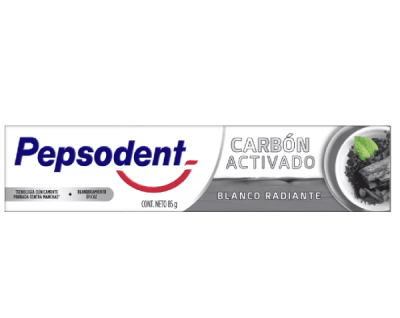 PEPSODENT CREMA DENTAL CARBÓN ACTIVADO 85 G1