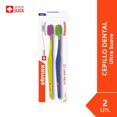 ELMEX PACK 2 CEPILLOS DENTALES ULTRASUAVES1