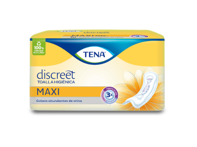 TENA DISCREET MAXI TOALLA HIGIÉNICA GIGA PACK 30 UN1