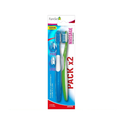 FAMILY SET CEPILLO DENTAL ADULTO MEDIO X21
