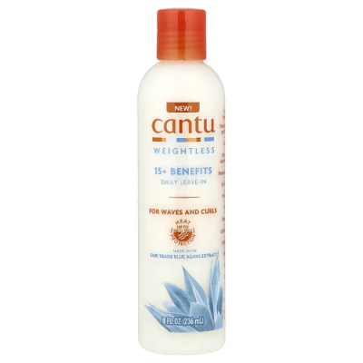 CANTU WEIGHTLESS 15+ BENEFITS DAILY LEAVE-IN PARA ONDAS Y RIZOS1