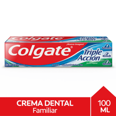 COLGATE TRIPLE ACCIÓN MENTA ORIGINAL 100 ML DET.1