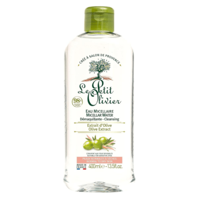 LE PETIT OLIVIER AGUA MICELAR DESMAQUILLANTE CALMENTE ACEITE DE OLIVA 400 ML1