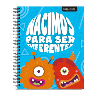 PROARTE CUADRENO MONSTER 100 HOJAS MATEMÁTICAS UNIV DET.1