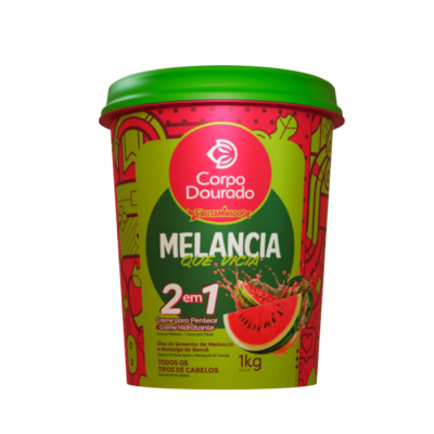 CORPO DOURADO CREMA CAPILAR SANDIA MELANCIA QUE VICIA 1000ML1