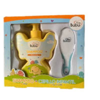 BUBU SHAMPOO  400ML+ CEPILLO INFANTIL DET.1