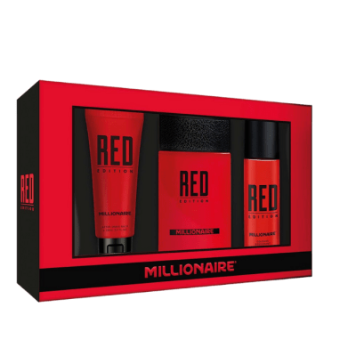RED EDITION 95 ML + DESODORANTE SPRAY 150 ML + GEL AFTER SHAVE 75 ML DET.1