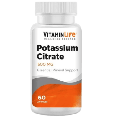 VITAMINLIFE POTASSIUM CITRATE 500 MG X 60 CAPS1