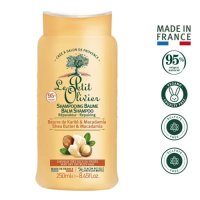 LE PETIT OLIVIER SHAMPOO DE CUIDADO CABELLO RIZADO - SIN SILICONA Y SIN SULFATO - VEGANO 250 ML1