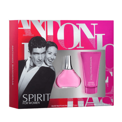 EST. ANTONIO BANDERAS SPIRIT WOMAN MUJER EDT 50 ML+ BODY LOTION 50 ML DET.1