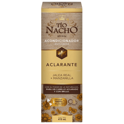 TIO NACHO ACLARANTE ACONDICIONADOR JALEA REAL + MANZANILLA 415ML1