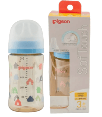 PIGEON BIBERÓN SOFTOUCH PPSU 240 ML DET.1