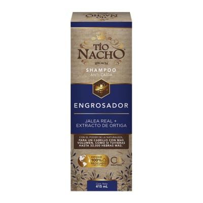 TÍO NACHO SHAMPOO ENGROSADOR JALEA REAL + ORTIGA 415 ML DET.1