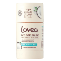 LOVEA DESODORANTE SÓLIDO COCO 50 GRS.